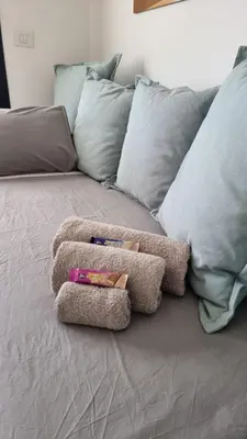 Cama o camas de una habitación en Mar Paraiso