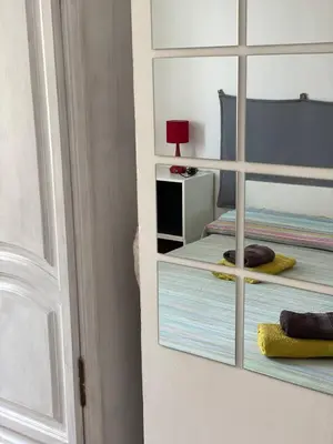 Cama o camas de una habitación en Amber House