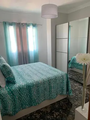 Cama o camas de una habitación en Vacacional Tegueste 2ºA