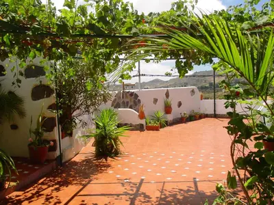 Jardín al aire libre en Casa Rural Guiniguada