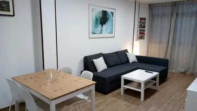 Zona de estar de BRISAS DEL MAR APARTMENT, ONE STEP FROM THE SEA.