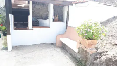 Jardín al aire libre en Casa Cueva Villa Aday