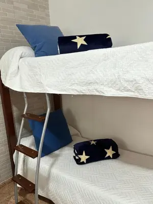 Cama o camas de una habitación en Chalet Rutas de Valsequillo