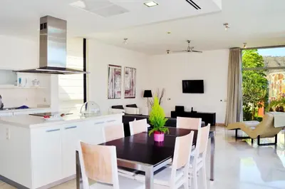 Una cocina o zona de cocina en Villas Opal Anfi Tauro