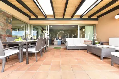 Zona de estar de Casa Carlota Salobre