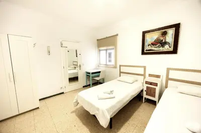 Cama o camas de una habitación en Nestor de la Torre I
