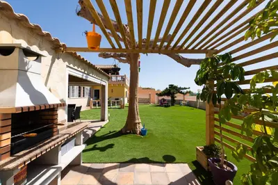 Jardín al aire libre en Casa Adara - Heated pool included