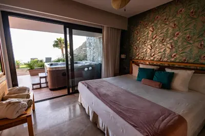 Cama o camas de una habitación en Serenity Amadores