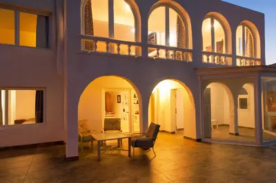 Zona de estar de Terrazas del Mar Villa on the beach Sea Terrace Wifi free Golf Ecological house