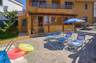 Un balcón o terraza de Casa Mami Yaya