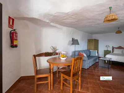 Zona de estar de Living Artenara - CAVE HOUSE & SILENCE Adults Only