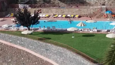 Piscina en o cerca de Casa Rural Las Cáscaras Tejeda Gran Canaria