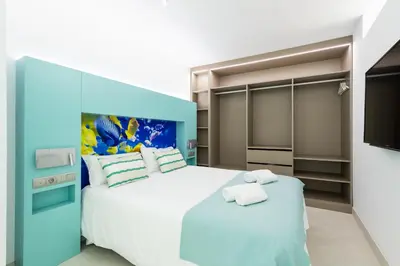 Cama o camas de una habitación en Edison Building By CanariasGetaway