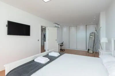 Cama o camas de una habitación en Castle view with wifi by CanariasGetaway