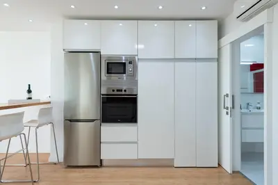Una cocina o zona de cocina en Castle view with wifi by CanariasGetaway