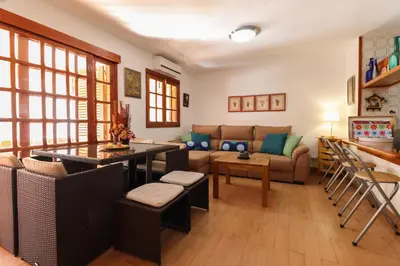 Zona de estar de Casa Pepa Agaete