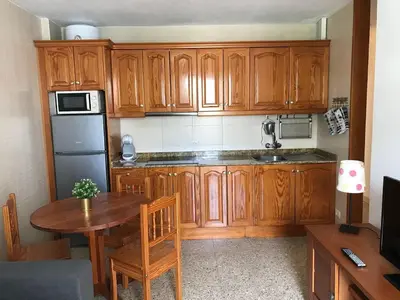 Una cocina o zona de cocina en Apartment 3 minutes from Puerto Rico beach