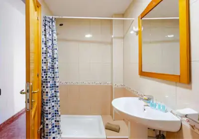 Un baño de Playa Azul: Amplio y luminoso con vistas al mar