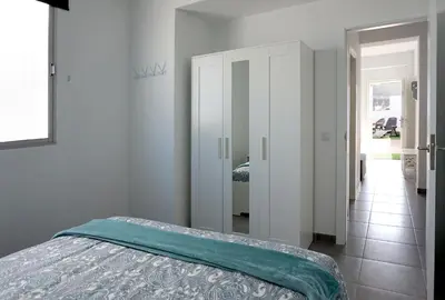 Cama o camas de una habitación en Apartamento Conpe