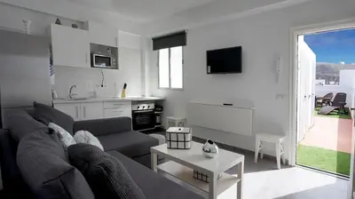 Una televisión o centro de entretenimiento en Apartamento Conpe