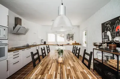Una cocina o zona de cocina en Las Nieves Blue