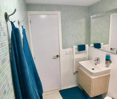 Un baño de Casa Solaris at Anfi Beach with Private Terrace, Pool & Netflix
