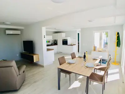 Una cocina o zona de cocina en Casa Solaris at Anfi Beach with Private Terrace, Pool & Netflix