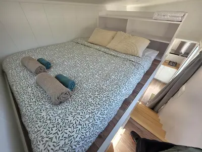 Cama o camas de una habitación en Blue Ocean Camp - Tasartico
