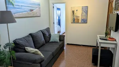 Zona de estar de Burero Beach Stay - Quiet