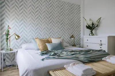 Cama o camas de una habitación en Stylish City Vacation Gran Canaria