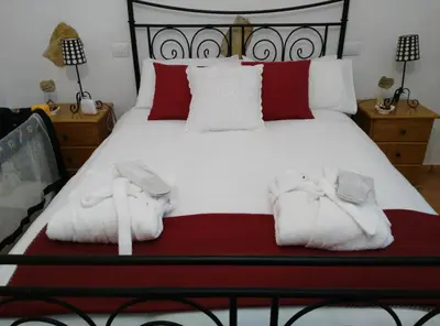 Cama o camas de una habitación en Peaceful house set on a vineyard & work friendly