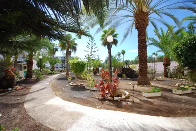 Jardín al aire libre en Gran Canaria Stay Aloe