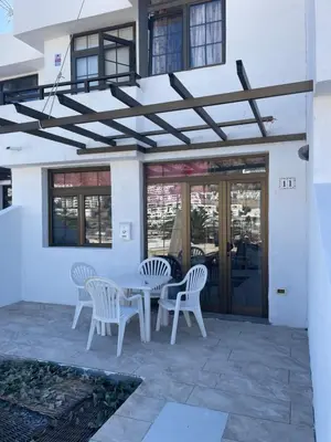 Un balcón o terraza de Casa Feliz en el complejo Las Fresas