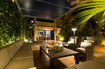 Zona de estar de Meloneras Suites