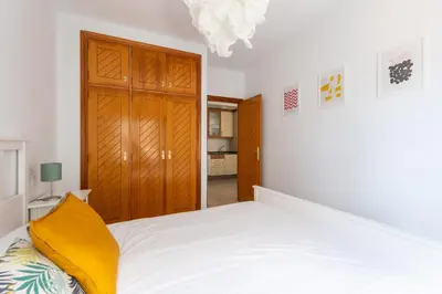 Cama o camas de una habitación en Surf Beach Canteras -Parking-Wifi By CanariasGetaway