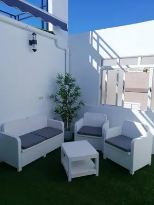 Zona de estar de Modern apartment in Las Palmas 140 m² with air conditioning