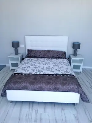 Cama o camas de una habitación en Modern apartment in Las Palmas 140 m² with air conditioning