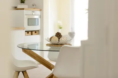 Una cocina o zona de cocina en ACOGEDORA CASITA CERCA DEL MAR