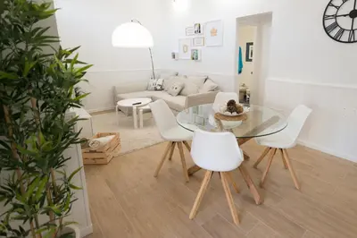 Zona de estar de ACOGEDORA CASITA CERCA DEL MAR