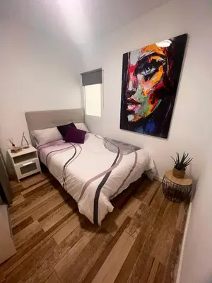 Cama o camas de una habitación en Spacious Apartment in Las Palmas 80 m² with Air Conditioning