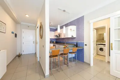 Una cocina o zona de cocina en Amarre Beach