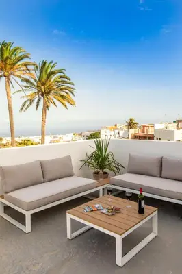 Zona de estar de Villa Nestor