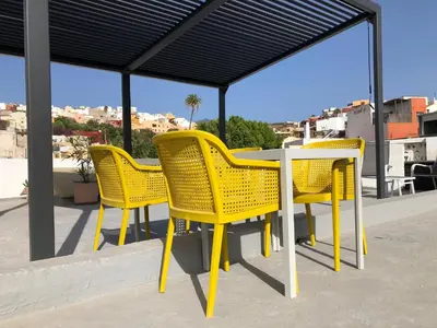 Un balcón o terraza de Villa Nestor