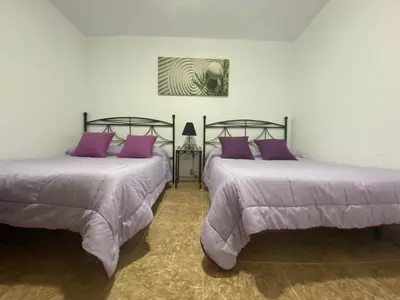 Cama o camas de una habitación en Casa Rural Guayadeque Ca'Juani