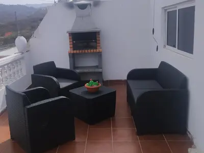 Zona de estar de El Balcón del Sol
