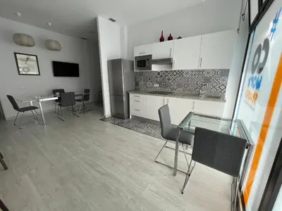 Una cocina o zona de cocina en Coworking Studio