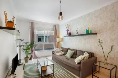 Zona de estar de Spacious apartment in Las Palmas de Gran Canaria - 85 m² with WiFi