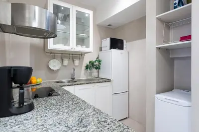 Una cocina o zona de cocina en Nice beach views with terrace By CanariasGetaway