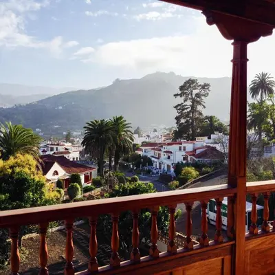 Vista general de una montaña o vista desde el bed & breakfast