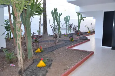 Jardín al aire libre en Alsol Guatiza